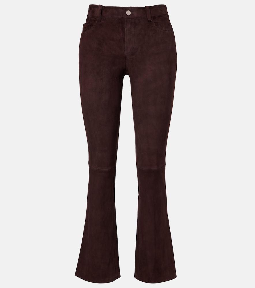 stouls dean 22 suede flared pants