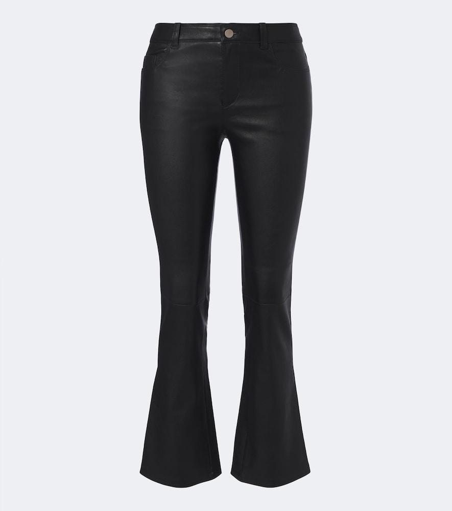 stouls dean flared leather pants