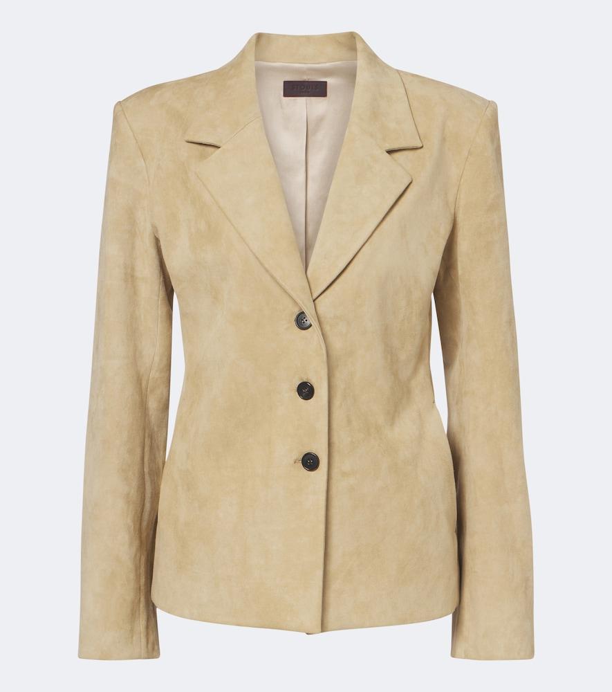 stouls helly suede blazer
