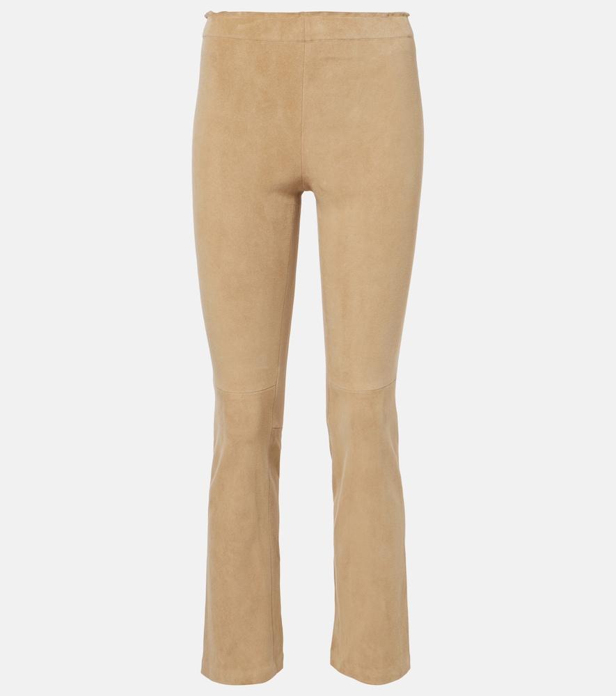 stouls jp twenty flared suede leggings