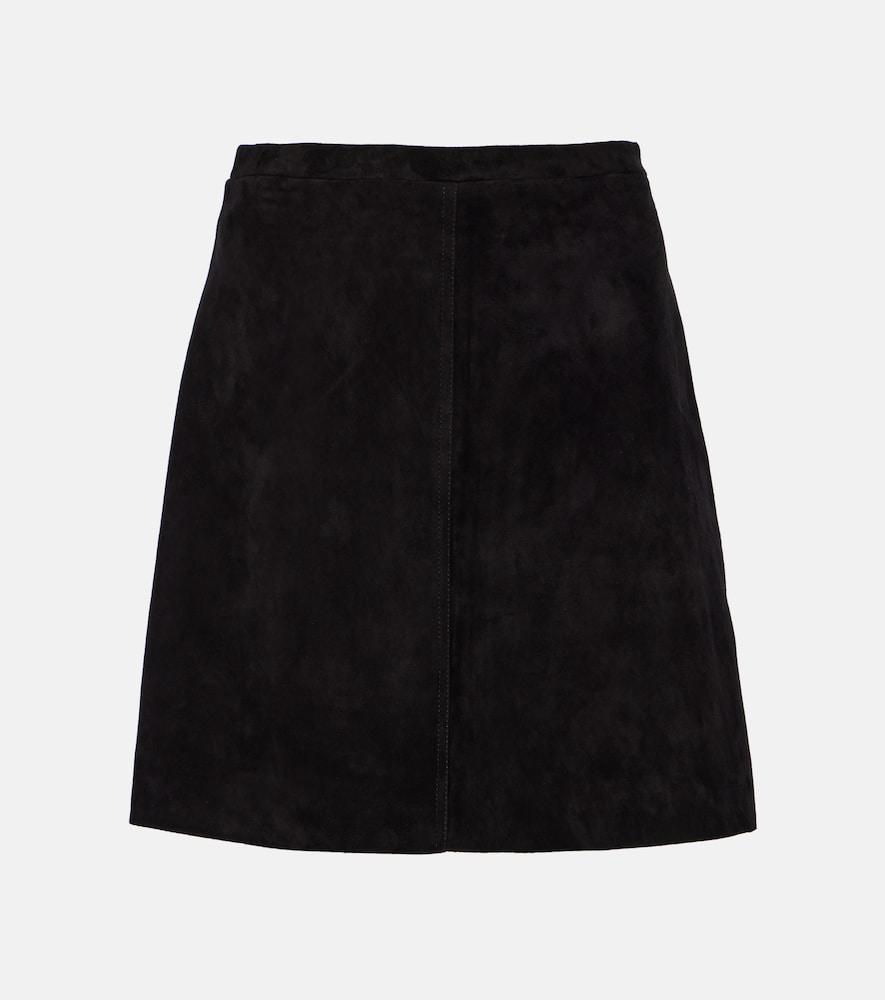 stouls lucie leather miniskirt