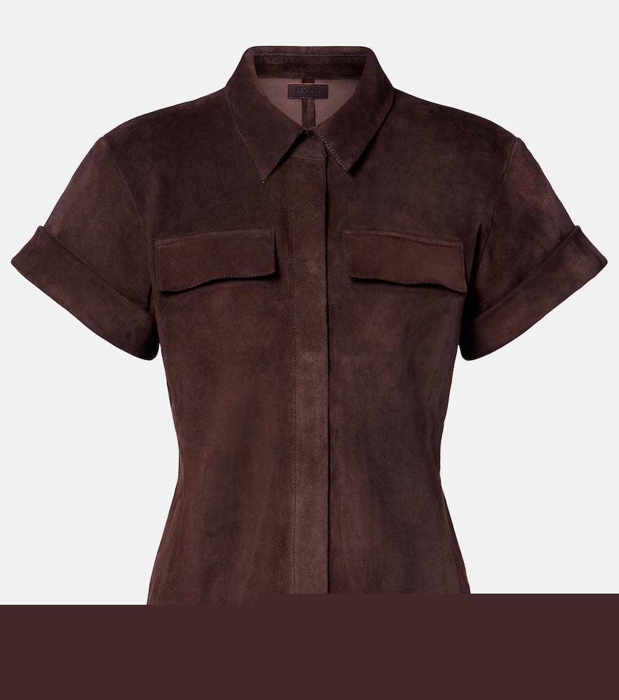 stouls miller suede shirt