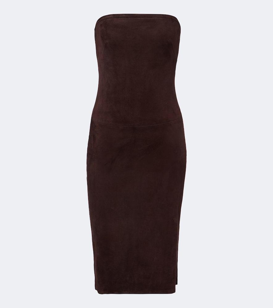 stouls monica suede minidress
