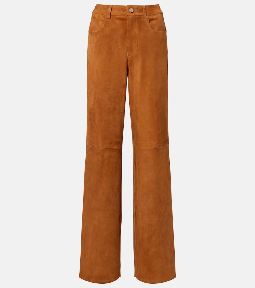 stouls mytheo suede wide-leg pants
