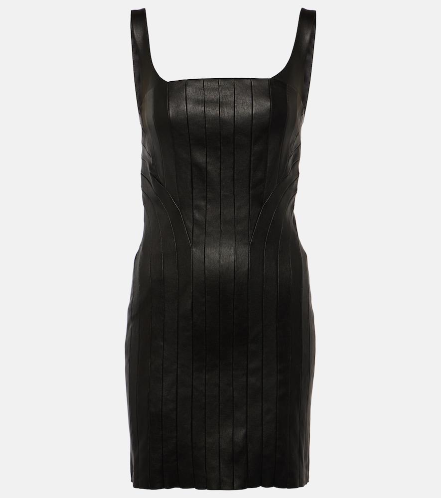 stouls nino leather minidress