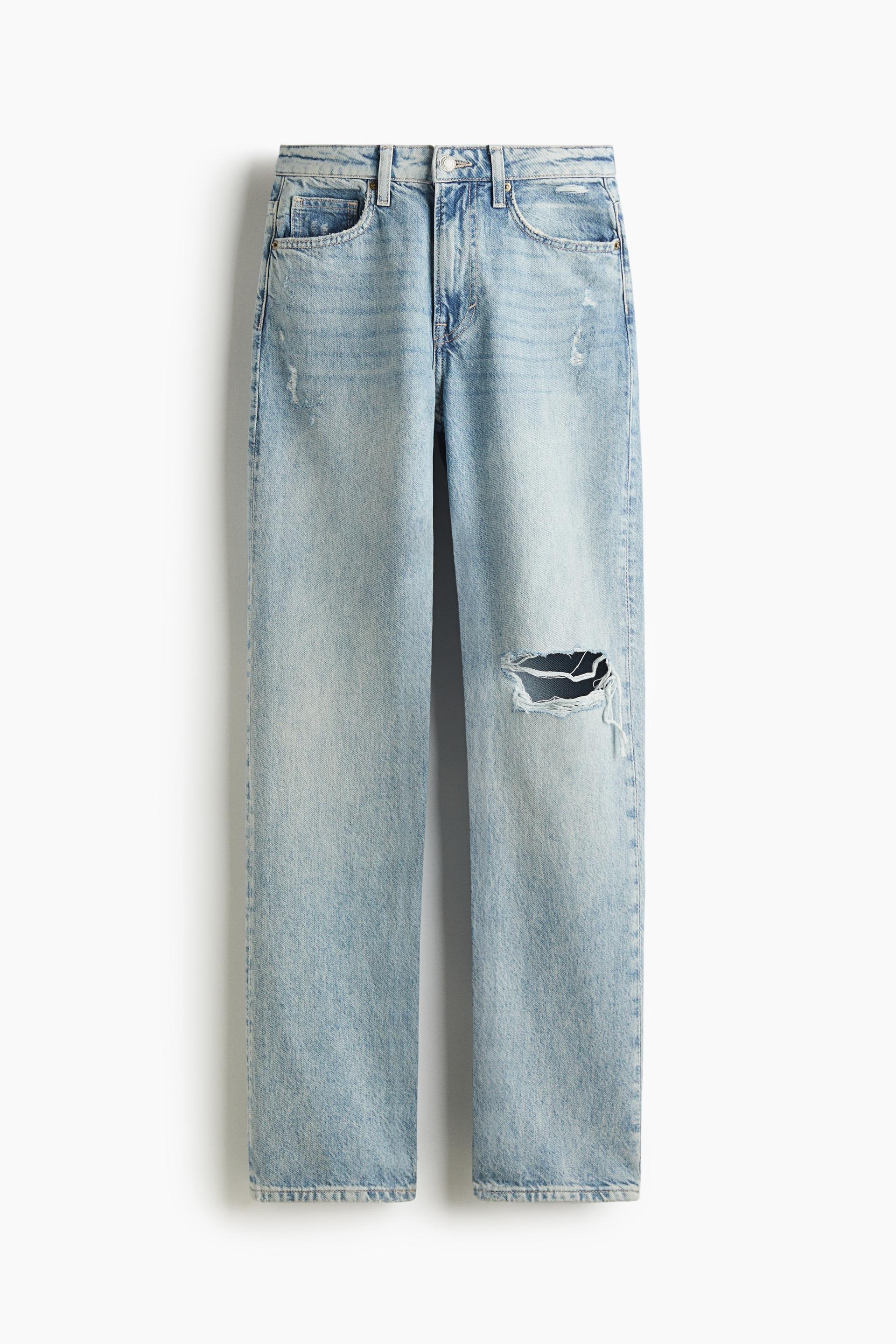 straight high jeans