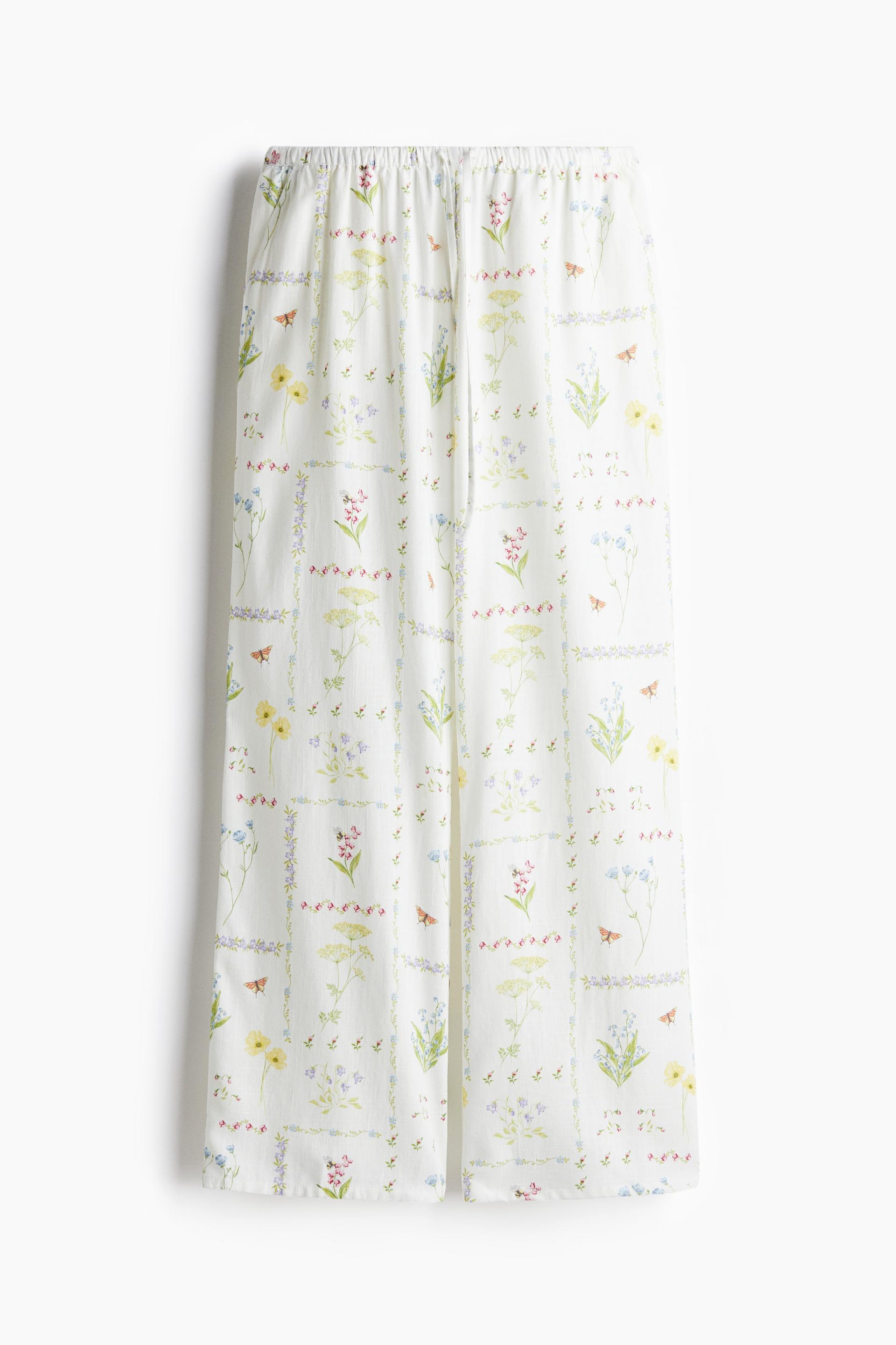 straight-leg drawstring pants