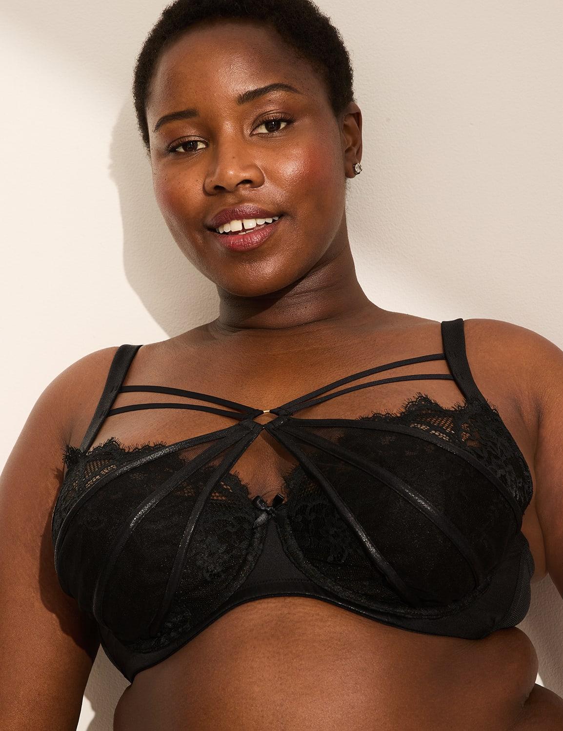 strappy french balconette bra