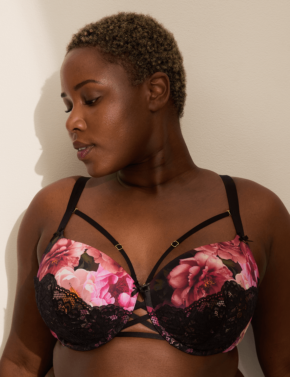 strappy-front boost balconette bra