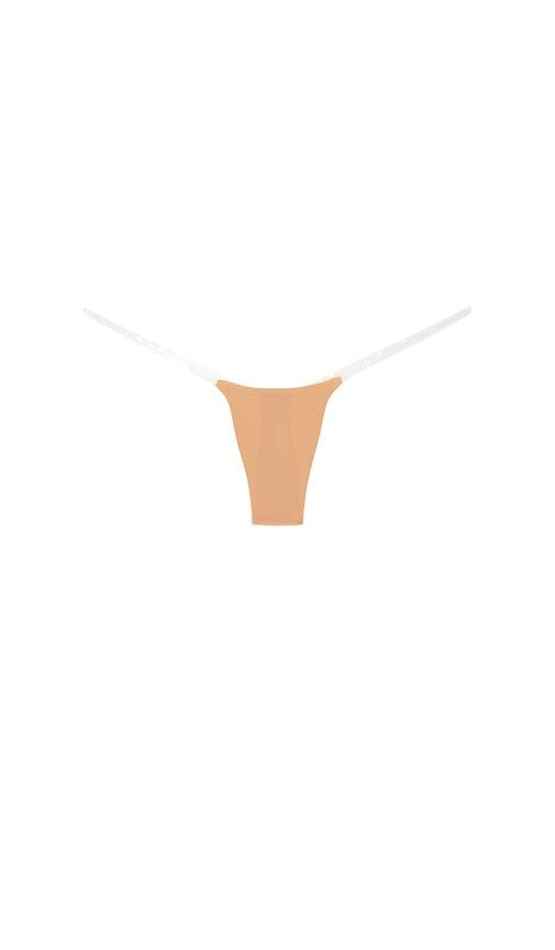 stringys single nude invisible underwear in nude. - size l (also in m, xl, xs, xxs)