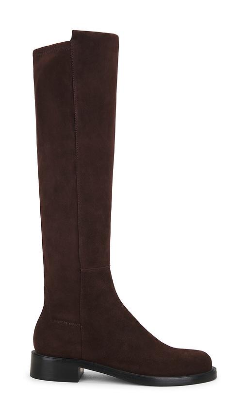 stuart weitzman 5050 gisele boot in chocolate. - size 6.5 (also in 7, 8.5, 9, 9.5)