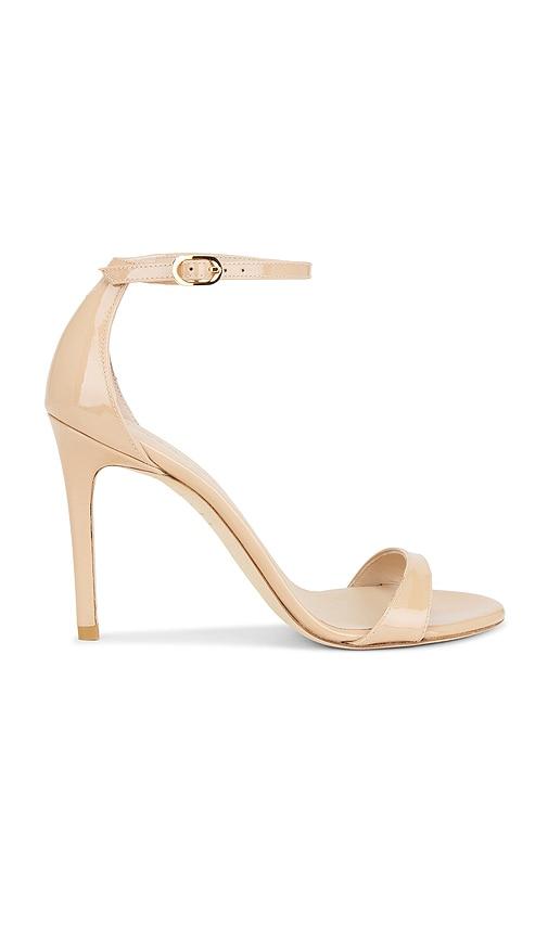 stuart weitzman nudist ii sandal 100 in nude. - size 10 (also in 6, 6.5, 7.5, 8, 8.5, 9, 9.5)