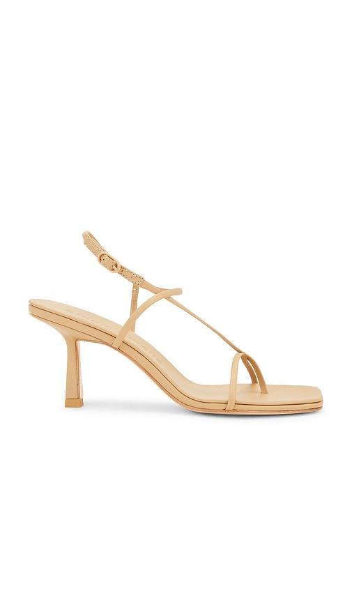 studio amelia cross front 70 heel in beige. - size 35 (also in 36, 37, 38, 39, 40, 41)