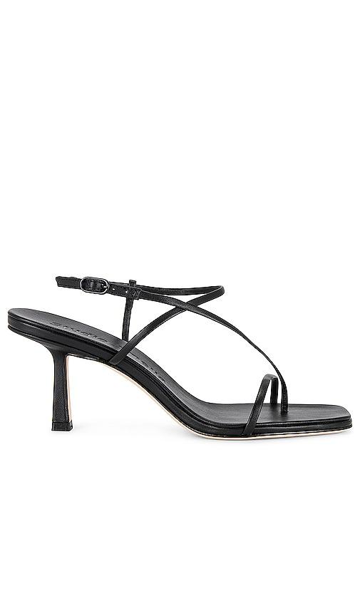 studio amelia cross front 70 heel in black. - size 36 (also in 37, 40)