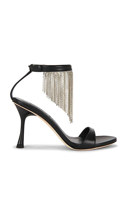 studio amelia figaro 90 sandal in black. - size 37 (also in 38, 39)