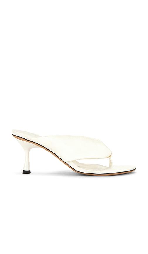 studio amelia paloma flip flop sandal in ivory. - size 37 (also in 38, 40)