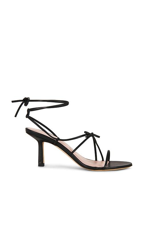 studio amelia solstice wrapped 70 sandal in black. - size 36 (also in 37, 38, 39, 40)