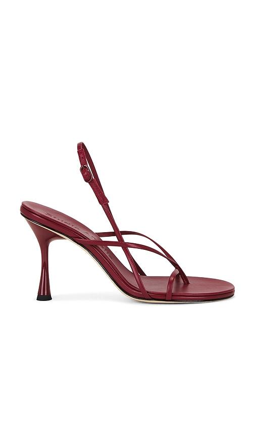 studio amelia wishbone 90 heel in burgundy. - size 37 (also in 40)