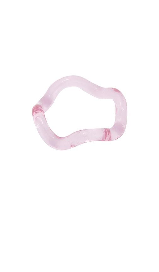 studio conchita onda glass bracelet in pink. - size m/l (also in s/m)