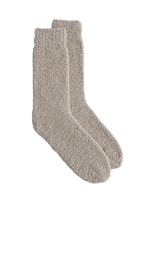 sunday citizen snug socks in taupe.