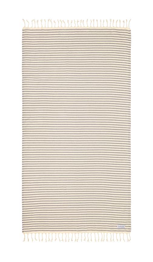 sunkissed saint tropez sand free beach towel in navy.
