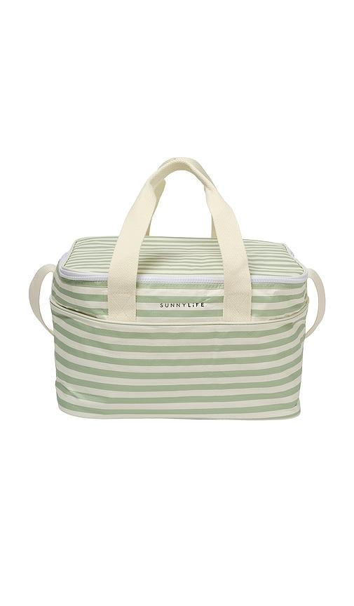 sunnylife light cooler bag in sage.