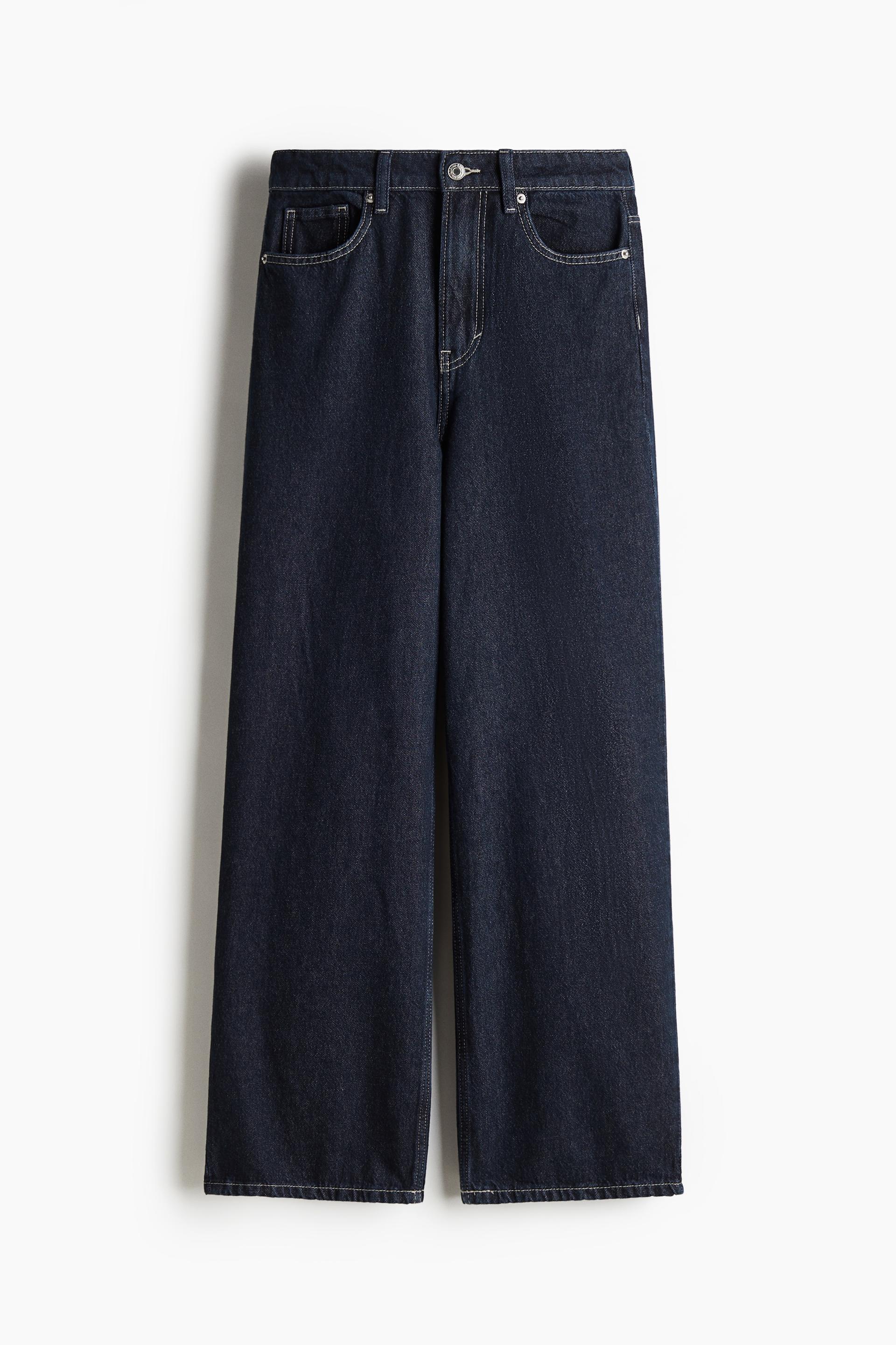 super wide high jeans
