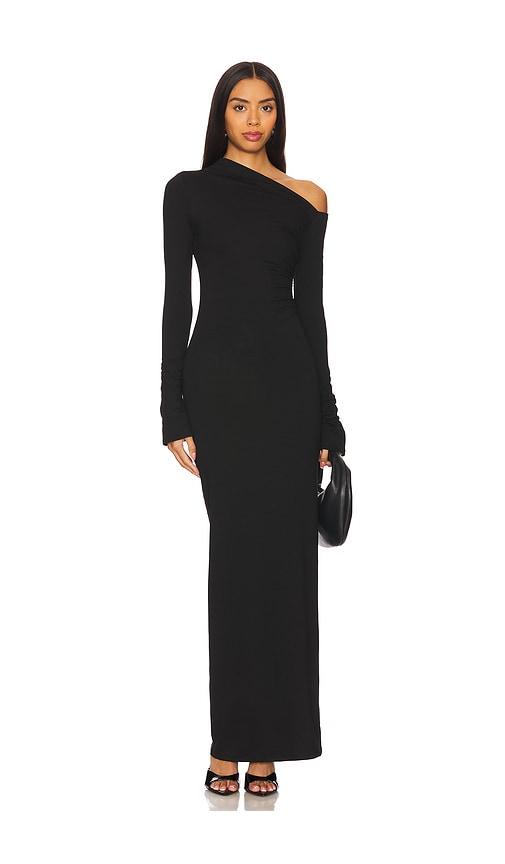 superdown advice maxi dress in black. - size l (also in xs, xxs, s, m)