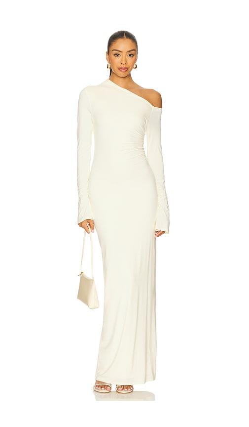 superdown advice maxi dress in cream. - size m (also in xs)