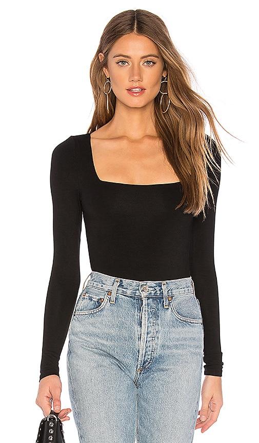 superdown al bodysuit in black. - size s (also in xxs, xs)