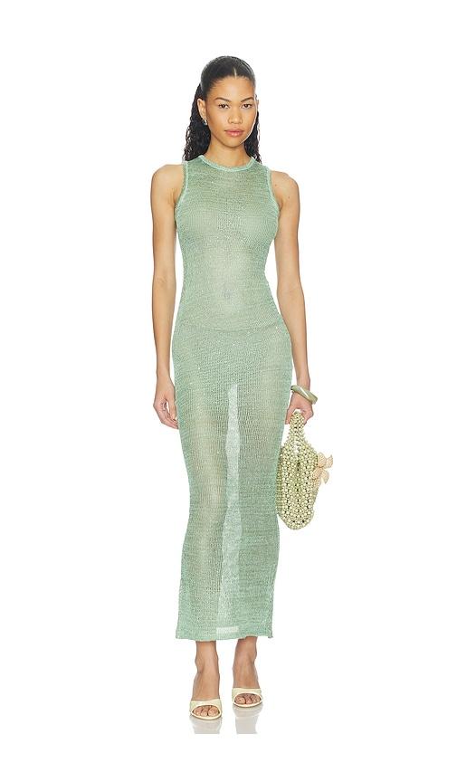 superdown alix maxi dress in green. - size l (also in m, s, xs)