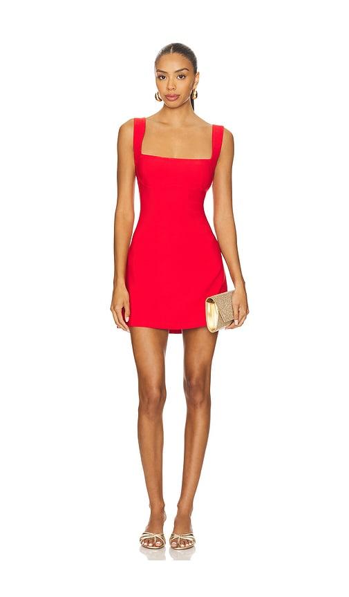 superdown aneira mini dress in red. - size m (also in xs)