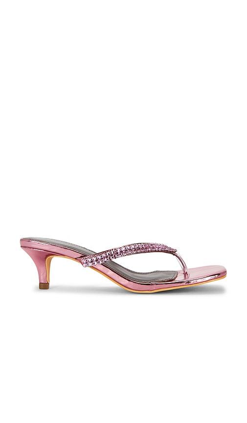 superdown anika heel in pink. - size 10 (also in 7)