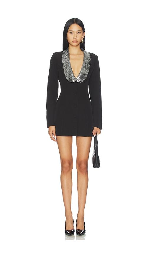 superdown ariane mini dress in black. - size s (also in xs, xxs)