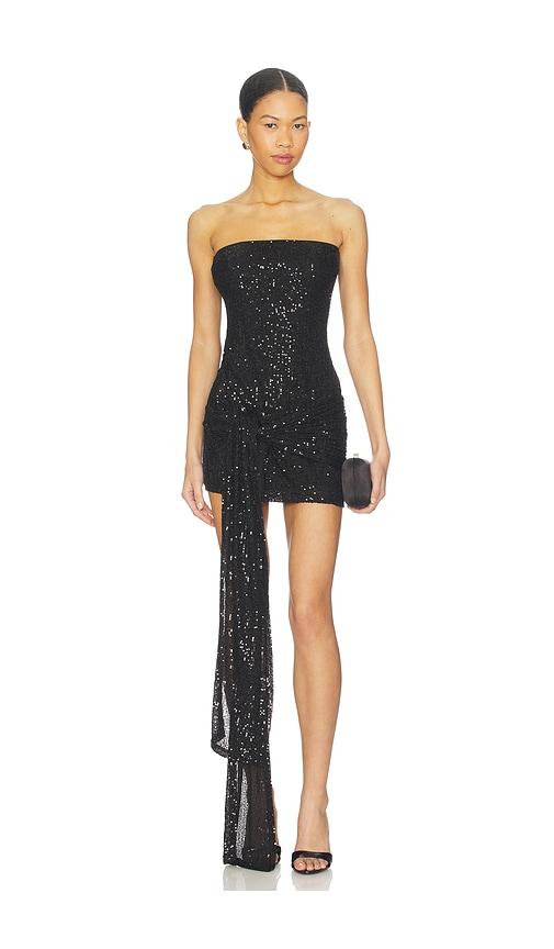 superdown asmara mini dress in black. - size l (also in s, m, xl)