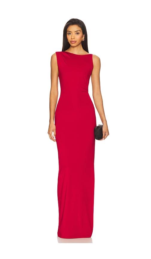 superdown avya maxi dress in red. - size m (also in s, xs)