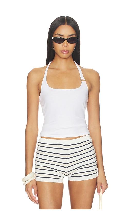superdown balina top in white. - size l (also in m, s, xl, xs, xxs)