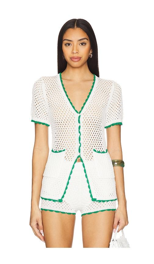 superdown brisa top in white. - size s (also in xs)