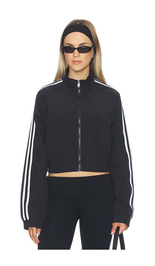 superdown cait windbreaker jacket in black. - size l (also in s, xxs, xs, m, xl)