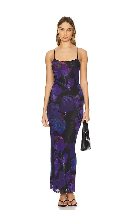 superdown calla maxi dress in purple. - size s (also in xs)