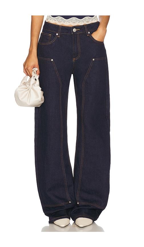 superdown camile jean in blue. - size m (also in s, xs)