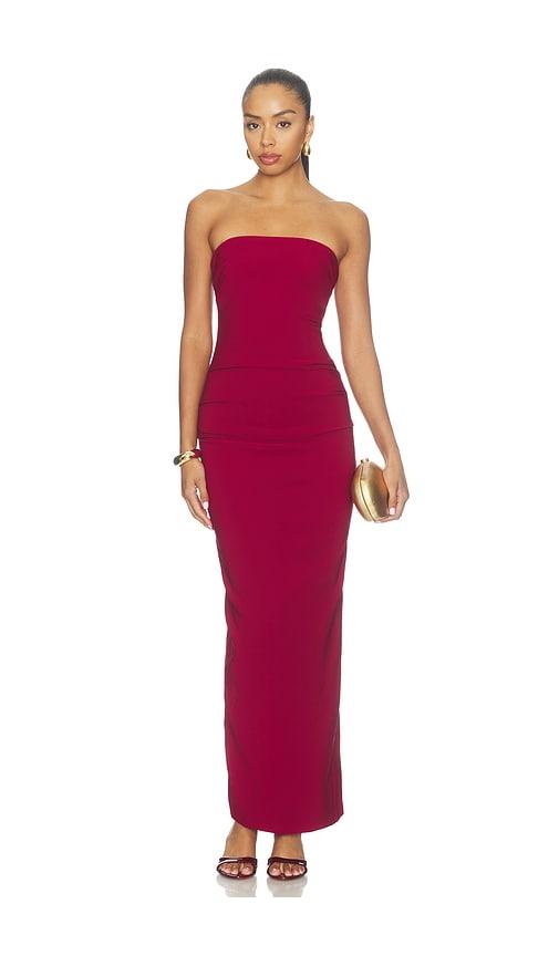 superdown chastine maxi dress in red. - size s (also in xs)