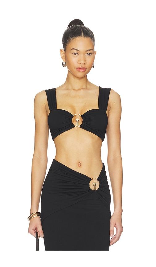 superdown clayre top in black. - size s (also in xs)