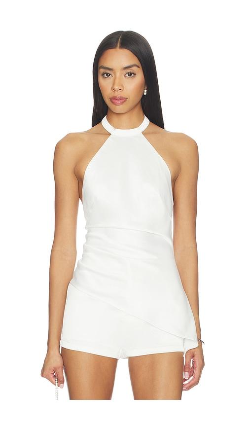 superdown clo top in white. - size l (also in m, xl)