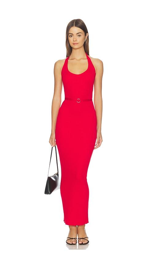 superdown constance maxi dress in red. - size l (also in xs, s, m)