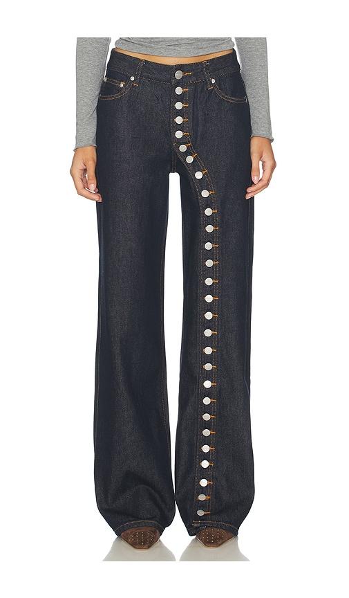 superdown emmett button jean in navy. - size 25 (also in 27)