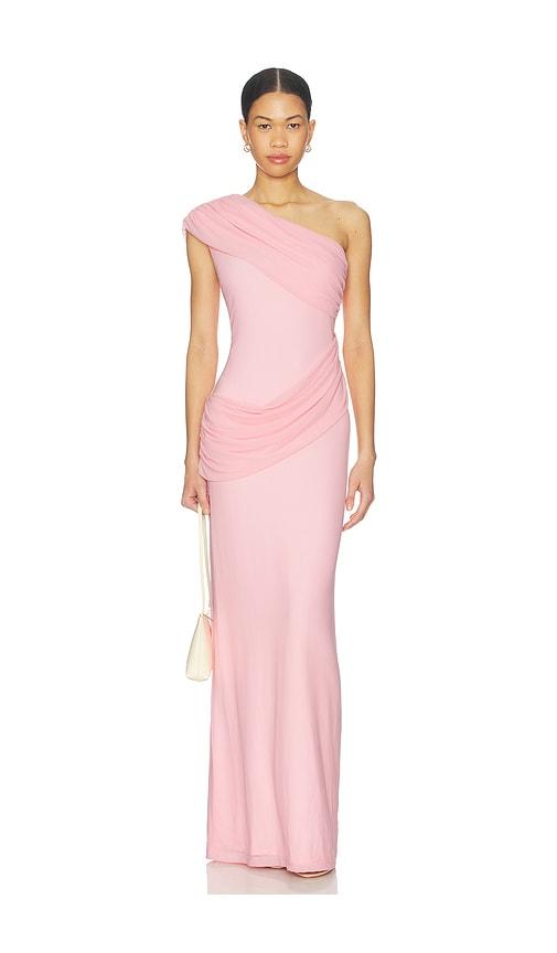 superdown fleur maxi dress in pink. - size s (also in xs)