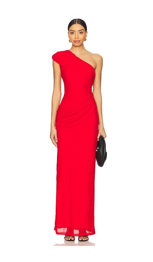 superdown fleur maxi dress in red. - size s (also in xxs)