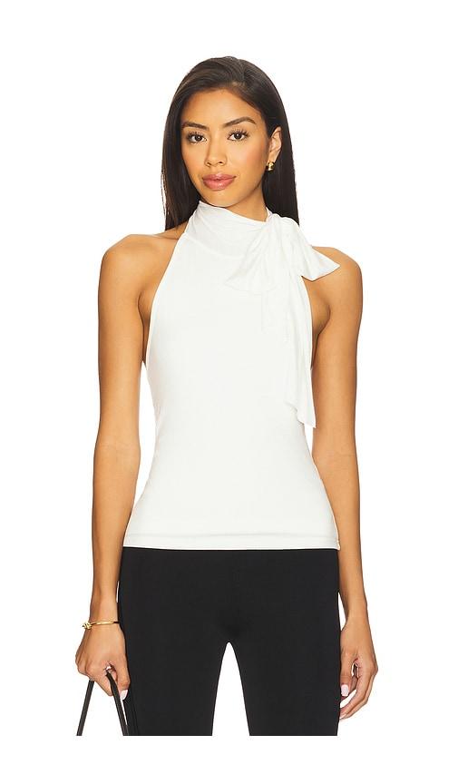 superdown genevieve top in white. - size l (also in m, s, xl)