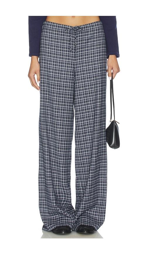 superdown gwendolyn drawstring pant in navy. - size l (also in s, m)